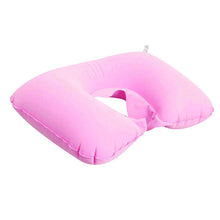 Functional Inflatable U Shaped Pillow Car Head Neck Rest Air Cushion for Travel Nap Head Rest Air Cushion Neck Back Pillow