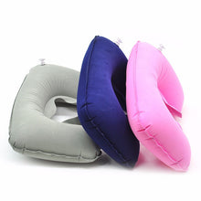 Functional Inflatable U Shaped Pillow Car Head Neck Rest Air Cushion for Travel Nap Head Rest Air Cushion Neck Back Pillow