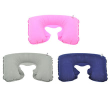Functional Inflatable U Shaped Pillow Car Head Neck Rest Air Cushion for Travel Nap Head Rest Air Cushion Neck Back Pillow